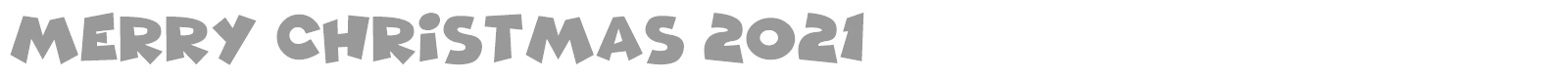 Merry Christmas 2021 font preview